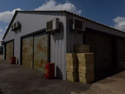 Industrial Storage Complex 3D model purchase