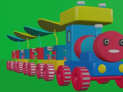 train  3D model