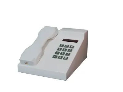 Telephone  Free low-poly 3D model