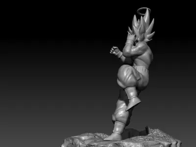 Goku VS Vegeta first part Goku 3D print model