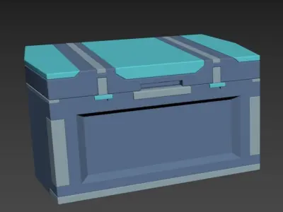 Hard Surface Box 01 Free 3D model