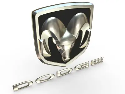 dodge logo 3D model