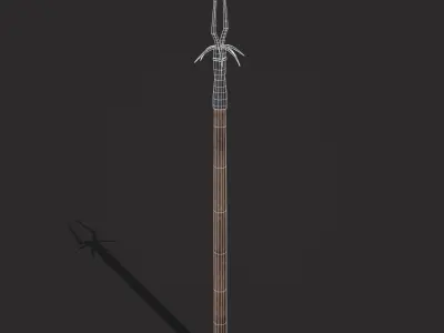 Pitchfork Low-poly 3D model purchase