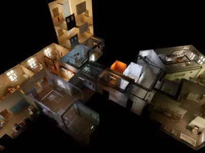 Post Soviet Hospital UE5 Low-poly 3D model