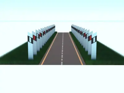 Highway 3D model 3