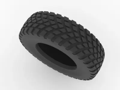 TYRES Low-poly 3D model