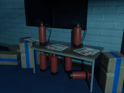 Fire Extinguisher 3D model purchase