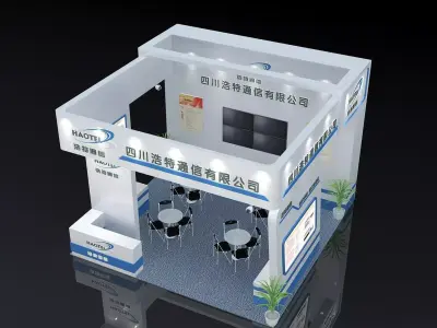 Exhibition - Area - 6X6-3DMAX2009-12 3D model