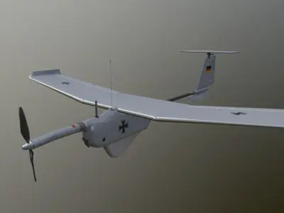 UAV EMT Aladin  Low-poly 3D model