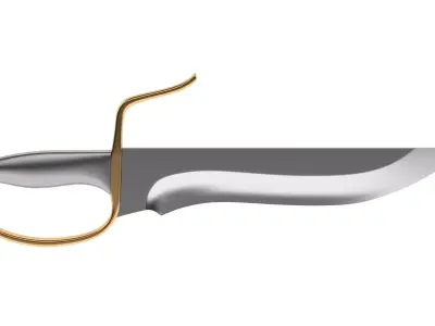Butterfly Sword 02 3D model