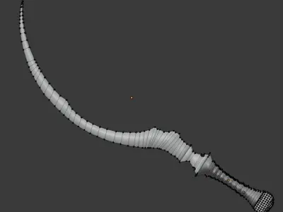 Shotel Sword 3D model purchase