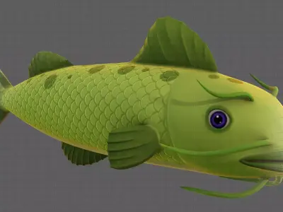 Fish V10 Low-poly 3D model