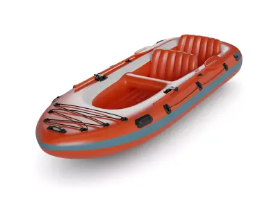 Inflatable Boat 3D model get