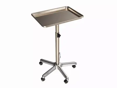 Mobile Doctor Tattoo Instrument Procedure Tray 3D model