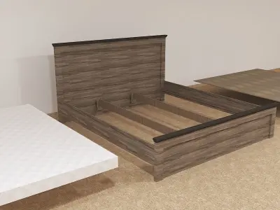 COMMERCIAL FURNITURE ITEMS Low-poly 3D model