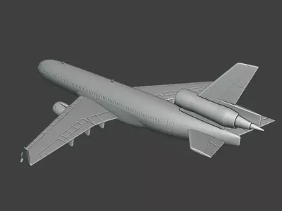 McDonnell Douglas MD-11 ready to 3D printing 3D print model