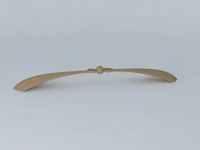 handle wooden for door Free 3D model