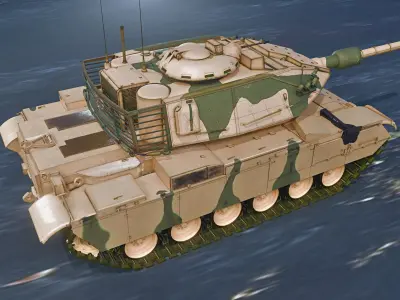 M60T Sabra Tank Low-poly 3D model