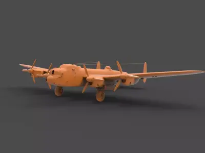 Avro Lancaster 3D print model