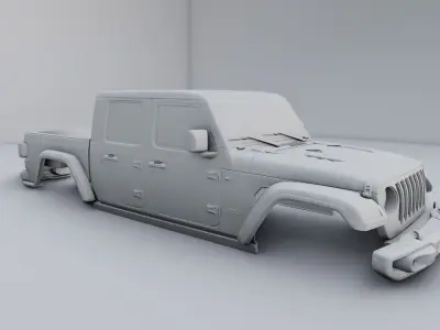 JEEP GLADIATOR 2020 3D print model purchase