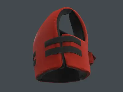 Lifejacket basic offshore 3D model