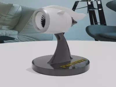 PW1900G Engine Mockup 3D print model