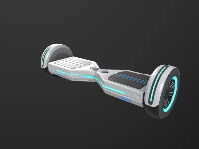 Off road Hoverboard 3D model by sinaj