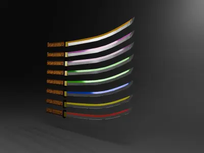 Katanas Pack 3D model