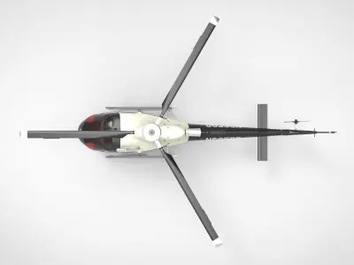 Eurocopter AS350 3D model by Hafcoy