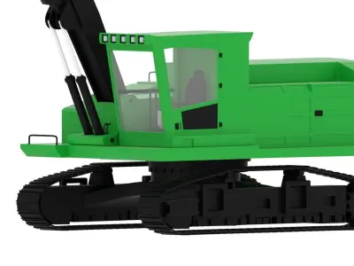 Forestry Swing Machine 3D model
