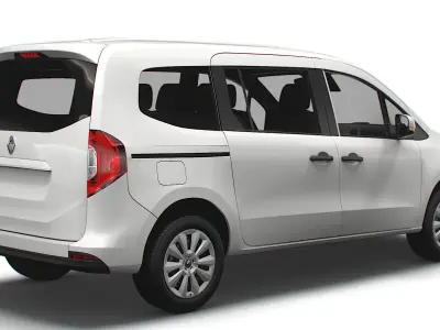 Renault Kangoo E Tech Tourneo LWB 2023 3D model