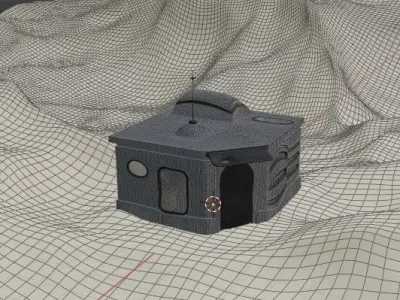 SciFi Tatooine Inspired House 3D model