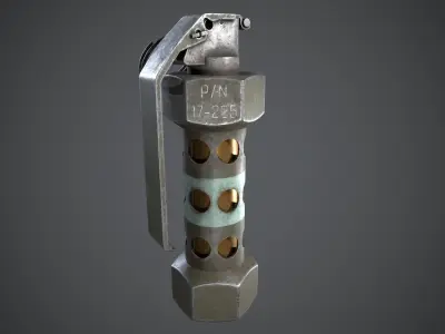 M84 GRENADE Low-poly 3D model