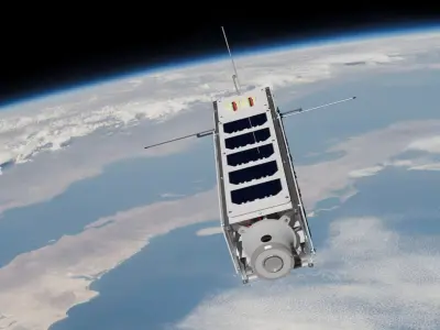 Cube Satellite - CubeSat 3D model