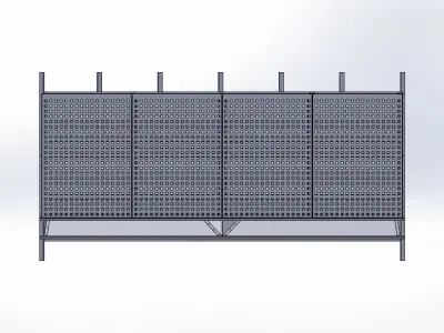 Bulk intake hopper 3D model