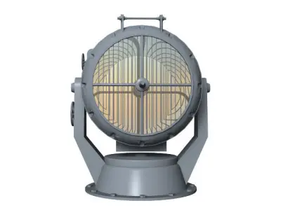 150 cm search light 3D model