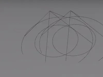 Rendering circle with lines drawn Free 3D model
