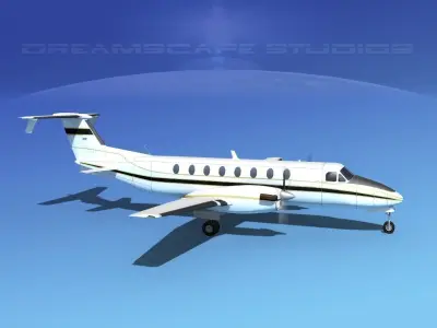 Beechcraft 1900C V13 3D model