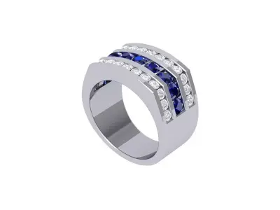 Wedding Ring  3D print model 434
