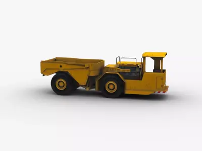 Mining Truck Low-poly 3D model by masterlowpoly