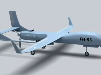 Chinese FH-95 UAV 3D model