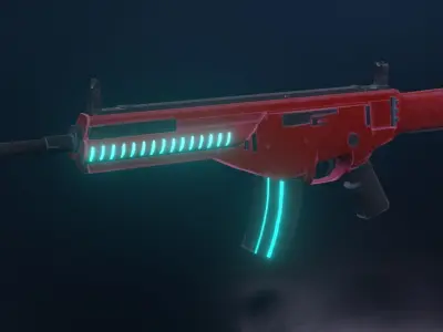 ARX 160 Weapon Low-poly 3D model