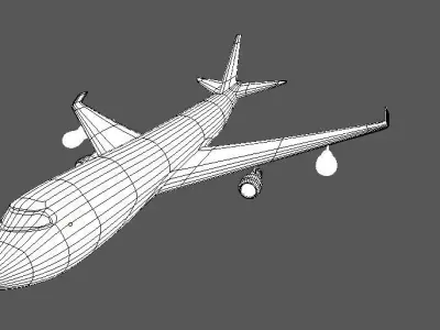 Boing 747 3D model