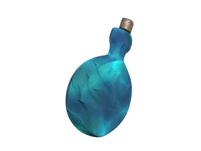 The flasks are clean High and LOW poly model  Free low-poly 3D model