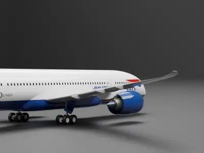 Boeing 787-8 British Airways Livery 3D model