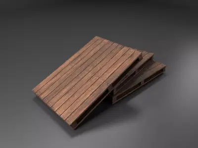 Pallet Low-poly 3D model