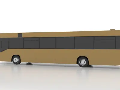 MAN 791 SL202 Low Low-poly 3D model