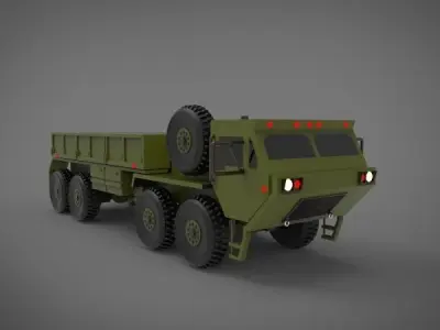 Oshkosh Military Vehicle 3D model purchase