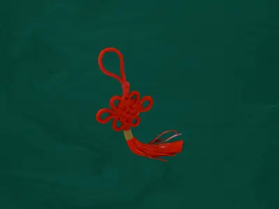 Chinese Knot Low-poly 3D model