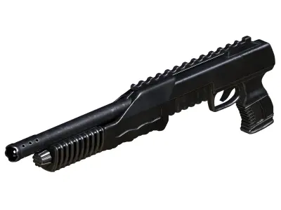 Shotgun gun 3D model purchase